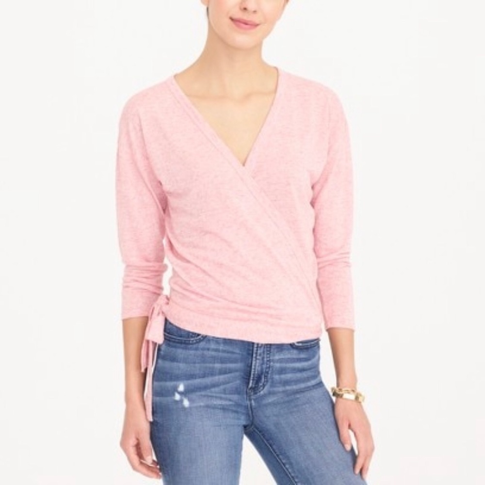 J Crew wrap top